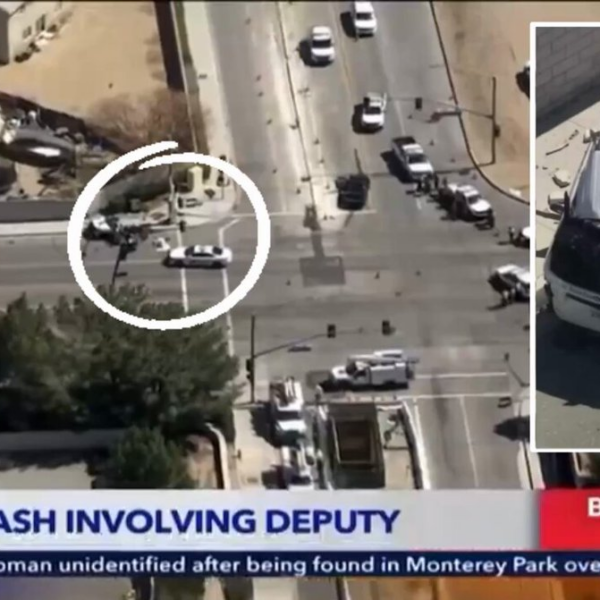 VIDEO: California Deputy Killed in High-Speed Chase—Patrol Car Split in Half